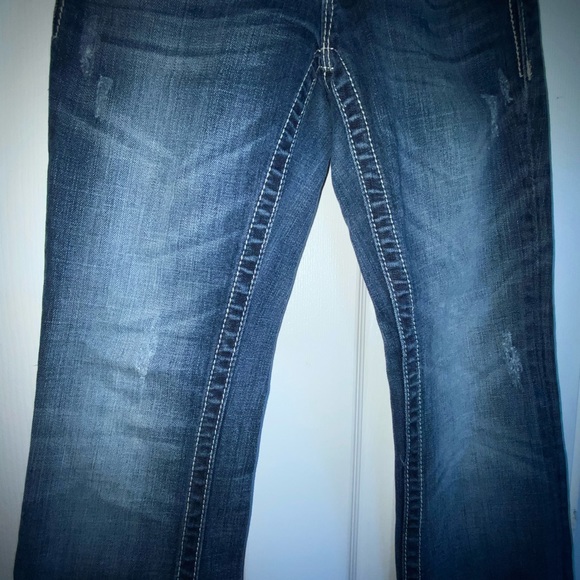 Miss Me embellished distressed jeans sz 26 short - Picture 5 of 6